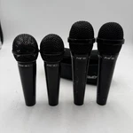 E3 Lot Of 4 Peavey Diamond Series Microphones, Pvm 22, 38I. Fixed Price $50.00.