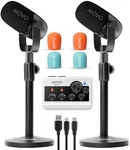 Movo Podpro Portable Podcasting Equipment Bundle For Two. Fixed Price $329.95.