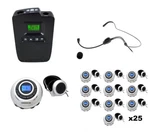Enersound 25-PERSON Portable Interpretation Tour Guide System Lifetime Warranty. Fixed Price $2099.00.
