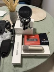 Rode NT1-A-MP Condenser Microphone + Stand Focusrite Scarlett Audio Interface. Fixed Price $300.00.