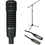Electro-voice RE20 Dynamic Microphone Bundle With Stand Cable Black. Fixed Price $479.00.