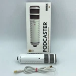 Rode Podcaster Usb Broadcast Microphone White Studio Voiceover Streaming Tested. Fixed Price $74.99.