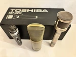 Vtg Rare Toshiba EM-420 Back Electret Condenser Microphone +2 More Mxl & Shure. Fixed Price $150.00.
