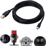 10FT Usb Cable Cord For Blue Snowball Ice / Black Out Hyperx Quadcast. Fixed Price $9.99.