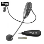 Stagg Suw 12H-BK Wireless Headset Microphone W/ Transmitter & Receiver. Fixed Price $109.99.