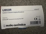 Audio-technica U853R Condenser Hanging Microphone. Fixed Price $150.00.