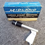 Vintage Midland 22-210 Dynamic Microphone * Nice Condition Original Box.. Fixed Price $23.97.