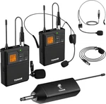 Wireless Microphone System Uhf 200FT Range Rechargeable Mics Tonor Headset. Fixed Price $113.99.