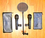 Pair Of Electro-voice Ev N/D767A Vocal Mics No Dents/scratches Mint + Extras. Fixed Price $189.00.