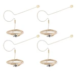 4X Single Earhook Headset Microphone 3.5MM Screw Lock Connector For Sennheiser. Fixed Price $42.99.