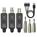 Microphone Transmitter&receiver Uhf Xlr Adapter For Recording Studio/stage Show. Fixed Price $30.39.