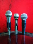 Vintage 1970'S Lot Of Turner Akg Microphones W Clips Prop Mics D190ES D320B. Fixed Price $89.00.