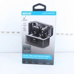 Bower Dual Pro Microphones Wireless Recording W/ Noise Reduction (WA-LAPMIC2P). Fixed Price $35.95.