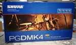 Shure PGDMK4 Piece Drum Microphone Set Kit PG53 PG56 & A50D Mounts. Fixed Price $349.99.
