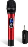 Xiaokoa Handheld Wireless Microphones,professional Uhf Karaoke MICROPHONE,160FT. Fixed Price $58.98.