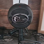 Blue Snowball Black Usb Microphone Cardioid Freestanding Adjustable. Fixed Price $20.00.
