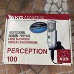 Akg Perception 100 Large Diaphragm Condenser Microphone Box, Manual, Mount. Fixed Price $130.97.
