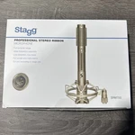 Stagg SRM75S Vocal/instrumental Pro Stereo Ribbon Microphone With Shock Mount. Fixed Price $379.99.