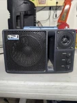 Anchor Audio AN-130 Wired Pa Speaker Black, Mic/rca Inputs, Volume/bass/treble. Fixed Price $30.00.