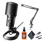 Audio-technica AT2020USB-XP Cardioid Condenser Microphone,boom Arm Stand. Fixed Price $240.90.