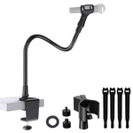 19" Flexible Gooseneck Mic Stand With Desk Clamp Heavy Duty &. Fixed Price $43.33.