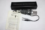 Vintage Realistic Stereo Electret Condenser One-piece Microphone Cat. No 33-1085. Fixed Price $39.99.