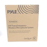 Pyle PDWM2135 Channel Microphone System - Black (open Box). Fixed Price $24.00.