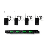 Musysic 4 Channel Uhf Lapel / Lavalier & Headset Wireless Microphone System. Fixed Price $199.99.