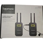 New Saramonic VMICLINK5 5.8GHZ Wireless Microphone System Rx + Tx Package Case. Fixed Price $99.99.