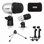 5 Core Conga Snare Tom Microphone Drum Kit Condenser Xlr Instrument. Fixed Price $40.99.