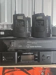 Audio-technica ATW-R3100B Wireless System + 2X T310B ATW-D70 (728-750 Mhz) Wor. Fixed Price $450.00.