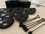 Sennheiser Wicos Conference Microphone System W/6 Battery And Charging. Fixed Price $1595.00.