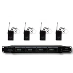 Musysic MU-V4-LL 4-CHANNEL Vhf Wireless Lavalier Microphone System 50M Range. Fixed Price $124.99.