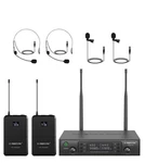 Phenyx Pro Wireless Microphone System PTU-71 Dual 2 Mics. Fixed Price $80.00.
