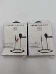 2 Pack Turnstile Station Series TASL100 Omnidirectional Lavalier Microphone. Fixed Price $24.99.