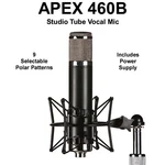 Apex 460B Wide Diaphragm Tube Studio Vocal Mic 9 Polar Settings. Fixed Price $299.99.