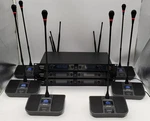 Lot Of 3: Pyle Uhf PDWM4700 Conference System 6 Microphones 1 Adaptor 5 Antenas. Fixed Price $165.00.