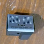 Aiwa Stereo Point 3.5MM Jack Microphone For Portable Recorder. Fixed Price $23.95.