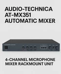 Audio-technica AT-MX351 Automatic Mixer 4-CHANNEL Microphone Tested. Fixed Price $90.00.