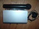 Samson Stage SR266 Dual Wireless Receiver With 1 Microphone & Power Adapter Cord. Fixed Price $11.99.