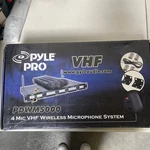 Pyle Pro PDWM5000 4-MIC Vhf Wireless Microphone System Dj Party Entertainment. Fixed Price $39.60.