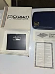 Crown PZM-30RB Pressure Zone Microphone New W/instructions, Case, Original Docs. Fixed Price $299.00.