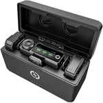 Hollyland Lark Max Duo 2-PERSON Wireless Microphone System (2.4 Ghz, Black). Fixed Price $89.95.