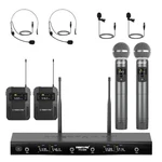 Phenyx Pro PTU-5200-2H2B Quad Wireless Microphone System W/ Frequency Hopping. Fixed Price $189.97.