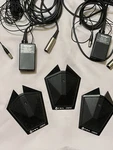 2X Shure 809/819 Preamplifiers & 3 Audio-technica AT871R Condenser Microphones. Fixed Price $75.00.