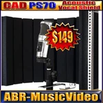 Cad PS70 Acoustic Vocal Shield 3 Year Manufacture Warranty. Fixed Price $85.00.