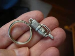 (M-6-B) Neumann Tlm 170 Microphone Pewter Key Chain Jewelry Love Mics. Fixed Price $22.90.