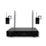 Musysic Dual Channel Vhf Wireless Lapel / Lavalier Headset Microphone System. Fixed Price $74.99.