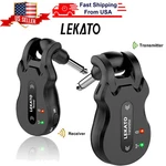 Lekato Wireless System Transmitter Receiver For Electric Bass. Fixed Price $47.99.