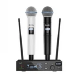 Basn Uhf Dual Channel Wireless Microphone System,handheld Mics For Stage,karaoke. Fixed Price $113.33.